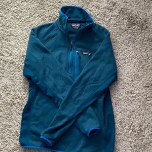 Patagonia Blue Women's Cowl Neck Sweater